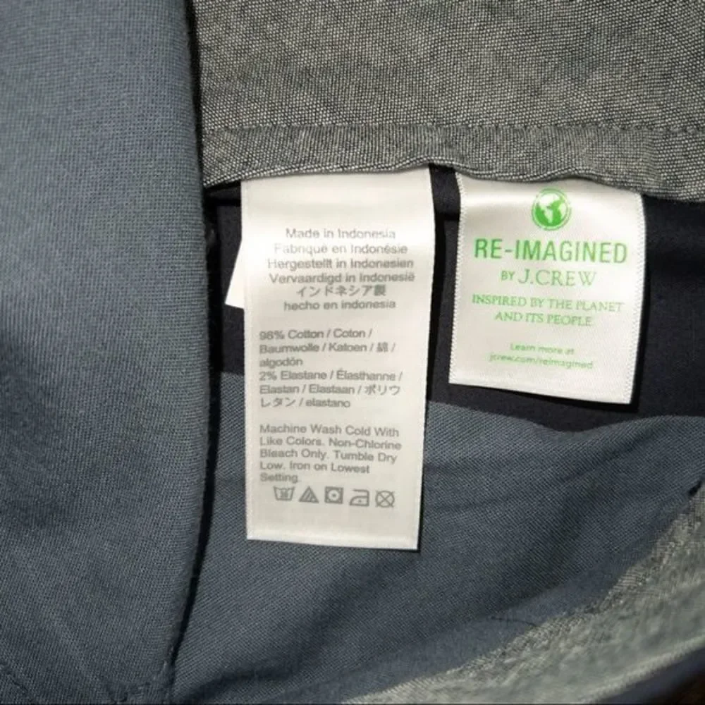 NWT J. Crew Navy‎ 9” Stretch Chino Shorts Size 29